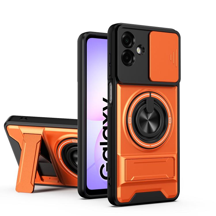 Custodia per telefono multifunzionale magnetica antiurto con finestra scorrevole per obiettivo., For Samsung Galaxy A57 5G, For Samsung Galaxy A37 5G, For Samsung Galaxy A27 5G, For Galaxy A07 4G