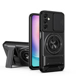 Custodia per telefono multifunzionale magnetica antiurto con finestra scorrevole per obiettivo., For Galaxy A25 5G, For Galaxy A24 4G, For Galaxy A23 5G, For Samsung Galaxy A34 5G