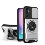 Custodia per telefono multifunzionale magnetica antiurto con finestra scorrevole per obiettivo., For Galaxy A25 5G, For Galaxy A24 4G, For Galaxy A23 5G, For Samsung Galaxy A34 5G