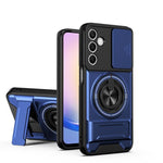 Custodia per telefono multifunzionale magnetica antiurto con finestra scorrevole per obiettivo., For Galaxy A25 5G, For Galaxy A24 4G, For Galaxy A23 5G, For Samsung Galaxy A34 5G