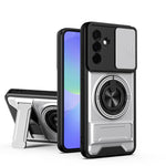 Custodia per telefono multifunzionale magnetica antiurto con finestra scorrevole per obiettivo., For Galaxy A36 5G, For Samsung Galaxy A16 5G, For Samsung Galaxy A15 5G, For Samsung Galaxy A55 5G