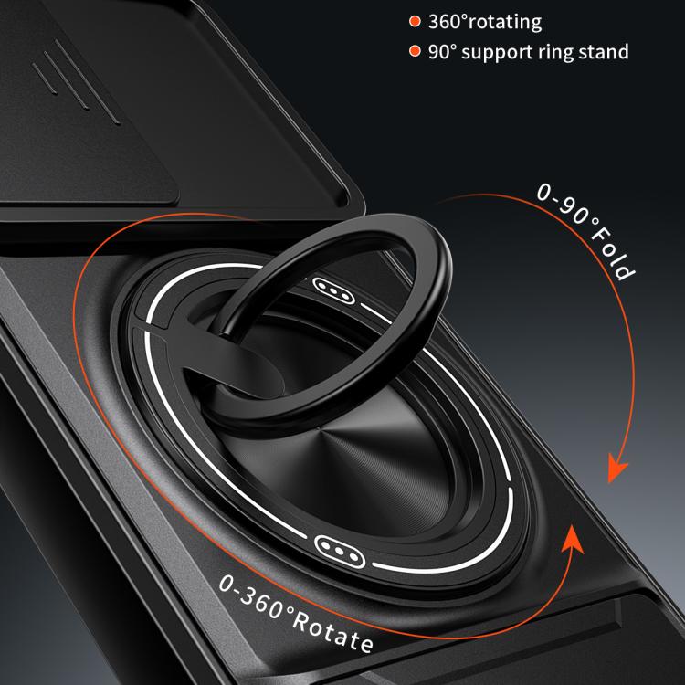 Custodia per telefono multifunzionale magnetica antiurto con finestra scorrevole per obiettivo., For Galaxy A53 5G, For Galaxy A73 5G, For Samsung Galaxy A13 4G, For Galaxy A22 5G