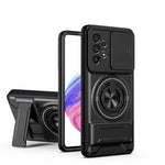 Custodia per telefono multifunzionale magnetica antiurto con finestra scorrevole per obiettivo., For Galaxy A53 5G, For Galaxy A73 5G, For Samsung Galaxy A13 4G, For Galaxy A22 5G