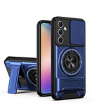 Custodia per telefono multifunzionale magnetica antiurto con finestra scorrevole per obiettivo., For Galaxy A54 5G, For Galaxy A04e, For Galaxy A14 5G, For Galaxy A04 4G