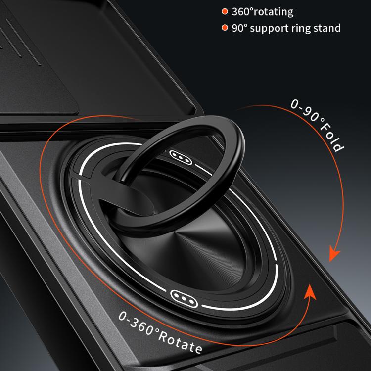 Custodia per telefono multifunzionale magnetica antiurto con finestra scorrevole per obiettivo., For Galaxy A55 5G, For Galaxy A05, For Galaxy A05s 4G, For Samsung Galaxy A25 5G