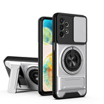 Custodia per telefono multifunzionale magnetica antiurto con finestra scorrevole per obiettivo., For Galaxy A25 5G, For Galaxy A24 4G, For Galaxy A23 5G, For Samsung Galaxy A34 5G