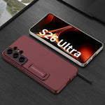 Custodia per telefono GKK ultra sottile a copertura totale con supporto, For Samsung Galaxy S26 Ultra 5G