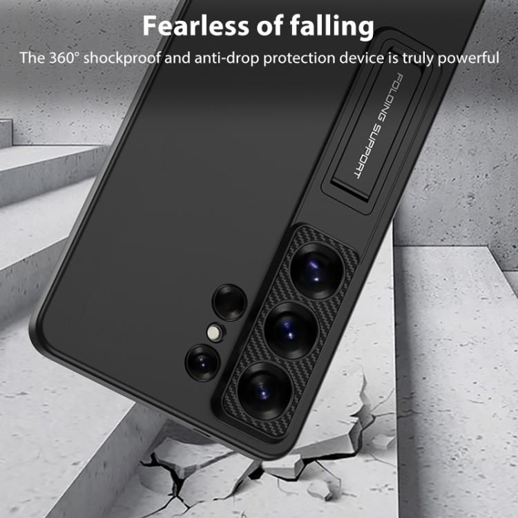 Custodia per telefono GKK ultra sottile a copertura totale con supporto, For Samsung Galaxy S26 Ultra 5G