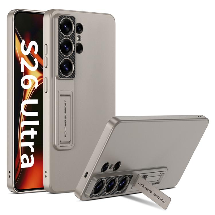 Custodia per telefono GKK ultra sottile a copertura totale con supporto, For Samsung Galaxy S26 Ultra 5G