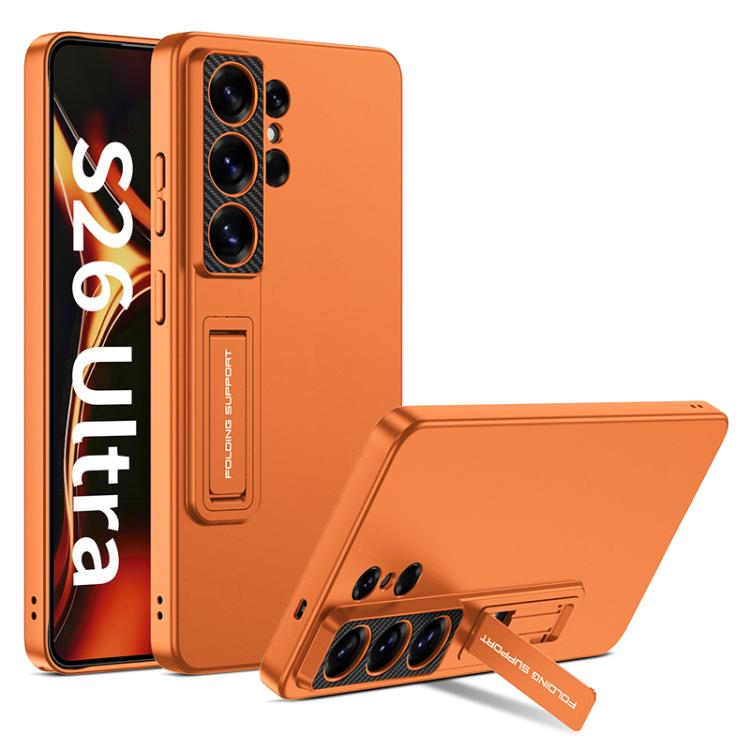 Custodia per telefono GKK ultra sottile a copertura totale con supporto, For Samsung Galaxy S26 Ultra 5G