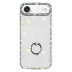 Porta anelli con strass, custodia per telefono ibrida IMD PC TPU a doppio lato, For iPhone 17 Pro Max, For iPhone 17 Pro, For iPhone 17, For iPhone Air