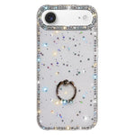 Porta anelli con strass, custodia per telefono ibrida IMD PC TPU a doppio lato, For iPhone 17 Pro Max, For iPhone 17 Pro, For iPhone 17, For iPhone Air