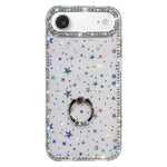 Porta anelli con strass, custodia per telefono ibrida IMD PC TPU a doppio lato, For iPhone 17 Pro Max, For iPhone 17 Pro, For iPhone 17, For iPhone Air