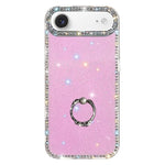 Porta anelli con strass, custodia per telefono ibrida IMD PC TPU a doppio lato, For iPhone 17 Pro Max, For iPhone 17 Pro, For iPhone 17, For iPhone Air