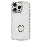 Porta anelli con strass, custodia per telefono ibrida IMD PC TPU a doppio lato, For iPhone 14 Pro, For iPhone 14 Pro Max, For iPhone 13 Pro Max, For iPhone 13 Pro