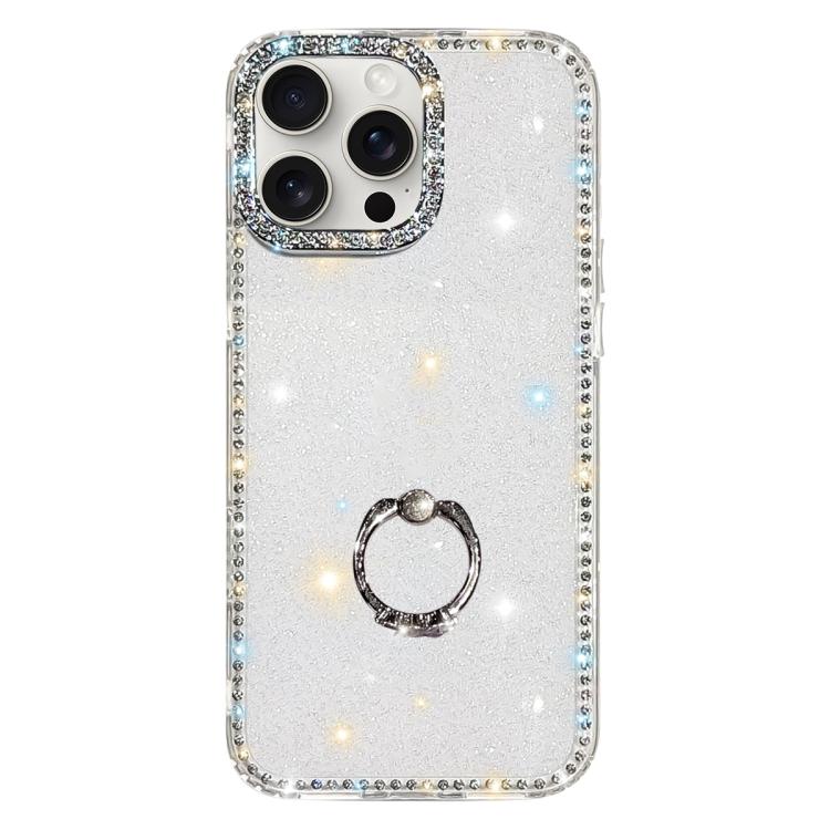 Porta anelli con strass, custodia per telefono ibrida IMD PC TPU a doppio lato, For iPhone 14 Pro, For iPhone 14 Pro Max, For iPhone 13 Pro Max, For iPhone 13 Pro