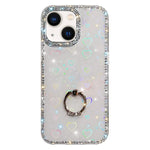 Porta anelli con strass, custodia per telefono ibrida IMD PC TPU a doppio lato, For iPhone 13