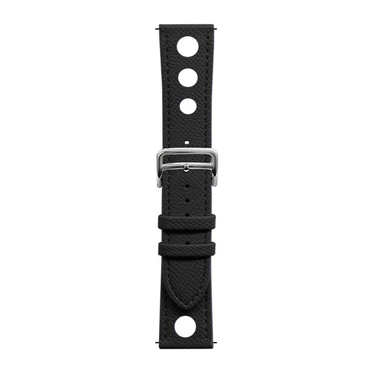 Cinturino per orologio xDfind in pelle vegana con foro piatto e texture per il palmo., 20mm, 22mm