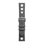 Cinturino per orologio xDfind in pelle vegana con foro piatto e texture per il palmo., 20mm, 22mm