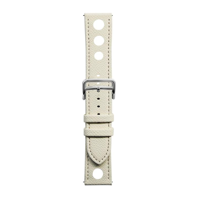 Cinturino per orologio xDfind in pelle vegana con foro piatto e texture per il palmo., 20mm, 22mm