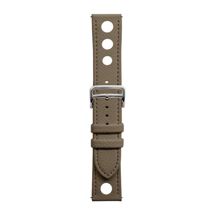 Cinturino per orologio xDfind in pelle vegana con foro piatto e texture per il palmo., 20mm, 22mm