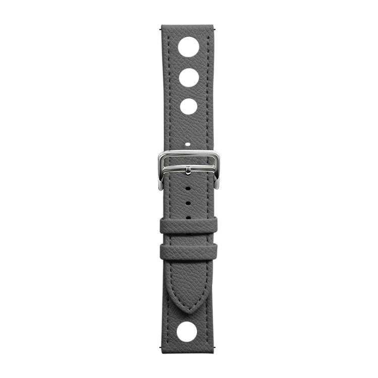 Cinturino per orologio xDfind in pelle vegana con foro piatto e texture per il palmo., 20mm, 22mm