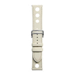 Cinturino per orologio xDfind in pelle vegana con foro piatto e texture per il palmo., 20mm, 22mm