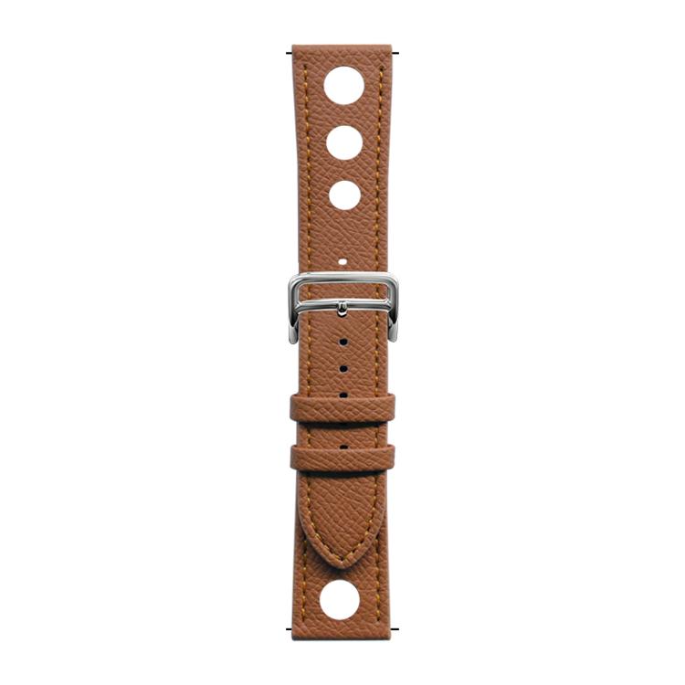 Cinturino per orologio xDfind in pelle vegana con foro piatto e texture per il palmo., 20mm, 22mm