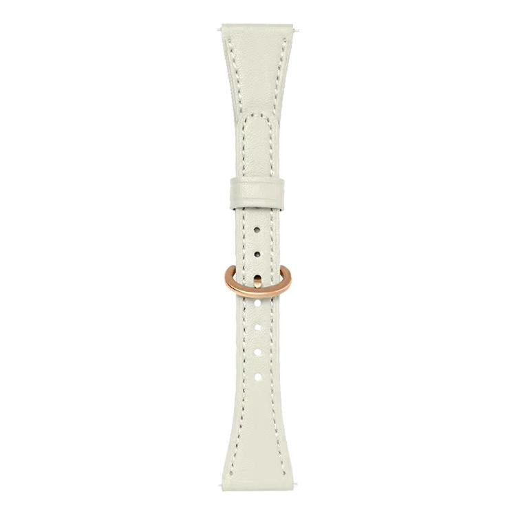 Cinturino per orologio in pelle vegana con fibbia a ferro di cavallo e testa piatta xDfind, 18mm, 20mm