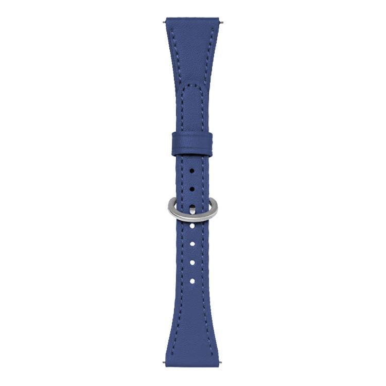 Cinturino per orologio in pelle vegana con fibbia a ferro di cavallo e testa piatta xDfind, 18mm, 20mm