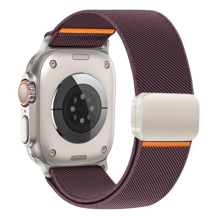 Cinturino per orologio xDfind in nylon elastico con fibbia magnetica, For Apple Watch 42 / 44 / 45 / 46 / 49mm, For Apple Watch 38 / 40 / 41 / S11 42mm