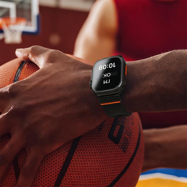 Cinturino per orologio xDfind in nylon elastico con fibbia magnetica, For Apple Watch 42 / 44 / 45 / 46 / 49mm, For Apple Watch 38 / 40 / 41 / S11 42mm