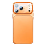 Custodia per telefono ibrida in TPU acrilico satinato con pellicola protettiva per obiettivo., For iPhone 17 Pro Max, For iPhone 17 Pro