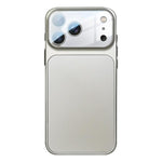 Custodia per telefono ibrida in TPU acrilico satinato con pellicola protettiva per obiettivo., For iPhone 17 Pro Max, For iPhone 17 Pro