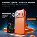 Custodia per telefono ibrida in TPU acrilico satinato con pellicola protettiva per obiettivo., For iPhone 17 Pro Max, For iPhone 17 Pro