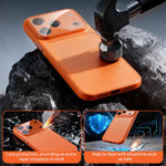 Custodia per telefono ibrida in TPU acrilico satinato con pellicola protettiva per obiettivo., For iPhone 17 Pro Max, For iPhone 17 Pro