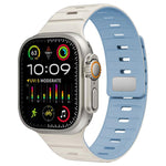 Cinturino per orologio in silicone con fibbia magnetica Norman di xDfind, For Apple Watch 42 / 44 / 45 / 46 / 49mm, For Apple Watch 38 / 40 / 41 / S11 42mm