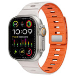 Cinturino per orologio in silicone con fibbia magnetica Norman di xDfind, For Apple Watch 42 / 44 / 45 / 46 / 49mm, For Apple Watch 38 / 40 / 41 / S11 42mm