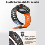 Cinturino per orologio in silicone con fibbia magnetica Norman di xDfind, For Apple Watch 42 / 44 / 45 / 46 / 49mm, For Apple Watch 38 / 40 / 41 / S11 42mm