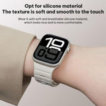 Cinturino per orologio in silicone con fibbia magnetica Norman di xDfind, For Apple Watch 42 / 44 / 45 / 46 / 49mm, For Apple Watch 38 / 40 / 41 / S11 42mm