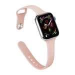Cinturino per orologio in silicone con fibbia inversa xDfind per vita piccola, For Apple Watch 42 / 44 / 45 / 46 / 49mm, For Apple Watch 38 / 40 / 41 / S11 42mm