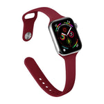 Cinturino per orologio in silicone con fibbia inversa xDfind per vita piccola, For Apple Watch 42 / 44 / 45 / 46 / 49mm, For Apple Watch 38 / 40 / 41 / S11 42mm