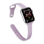 Cinturino per orologio in silicone con fibbia inversa xDfind per vita piccola, For Apple Watch 42 / 44 / 45 / 46 / 49mm, For Apple Watch 38 / 40 / 41 / S11 42mm