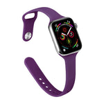 Cinturino per orologio in silicone con fibbia inversa xDfind per vita piccola, For Apple Watch 42 / 44 / 45 / 46 / 49mm, For Apple Watch 38 / 40 / 41 / S11 42mm
