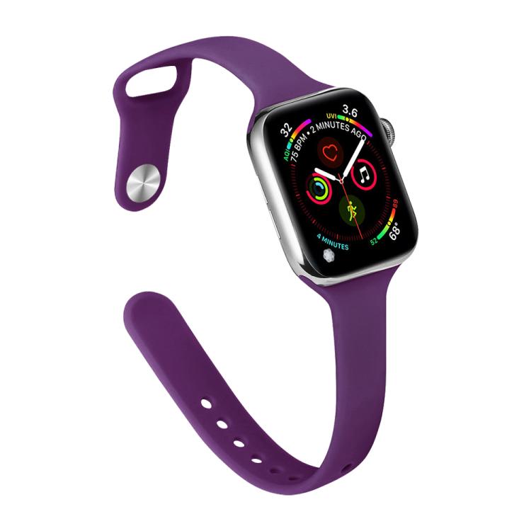 Cinturino per orologio in silicone con fibbia inversa xDfind per vita piccola, For Apple Watch 42 / 44 / 45 / 46 / 49mm, For Apple Watch 38 / 40 / 41 / S11 42mm