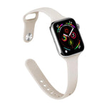 Cinturino per orologio in silicone con fibbia inversa xDfind per vita piccola, For Apple Watch 42 / 44 / 45 / 46 / 49mm, For Apple Watch 38 / 40 / 41 / S11 42mm