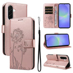 Custodia per telefono in pelle con motivo a rilievo di dente di leone., For Samsung Galaxy A57 5G, For Samsung Galaxy A37 5G, For Galaxy A27 5G