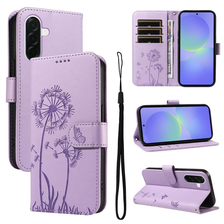 Custodia per telefono in pelle con motivo a rilievo di dente di leone., For Samsung Galaxy A57 5G, For Samsung Galaxy A37 5G, For Galaxy A27 5G