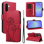 Custodia per telefono in pelle con motivo a rilievo di dente di leone., For Samsung Galaxy A57 5G, For Samsung Galaxy A37 5G, For Galaxy A27 5G
