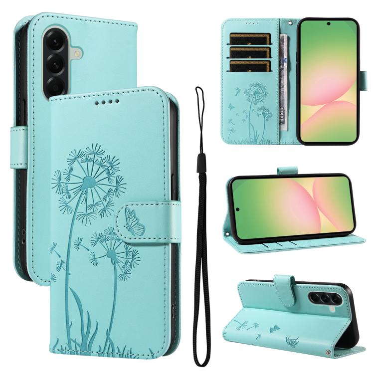 Custodia per telefono in pelle con motivo a rilievo di dente di leone., For Samsung Galaxy A57 5G, For Samsung Galaxy A37 5G, For Galaxy A27 5G